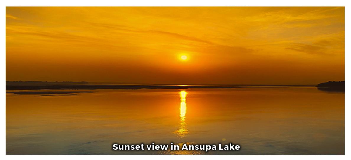 Sunset View in Ansupa Lake